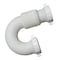Thrifco Plumbing 1-1/2 Inch Plastic Tubular Flexible Slip Joint J-Bend with Nut 4401652 - alternate 1